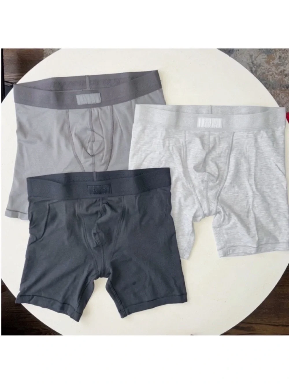 SKIMS Men’s 5” Boxer Brief 3-Pack Heather Multi Size 2X New in Box
